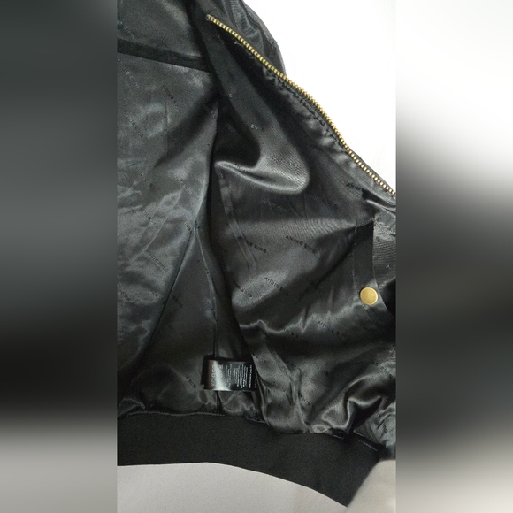 Anine Bing Leon Black Bomber Jacket Women's XS - Picture 11 of 16